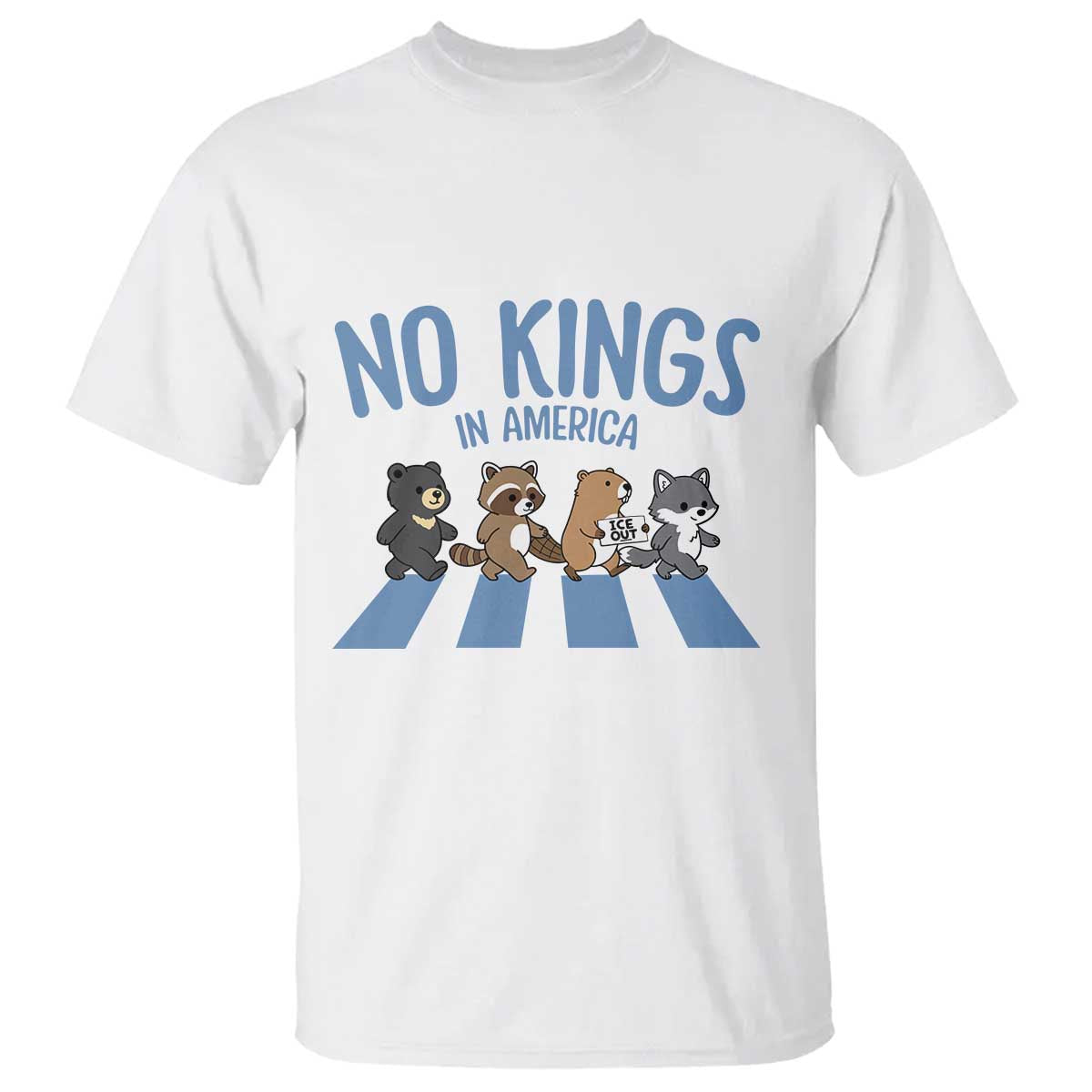 Funny No Kings Cute Forest Animals T Shirt Gift For Animal Lovers