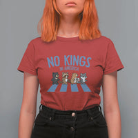 Funny No Kings Cute Forest Animals T Shirt For Women Gift For Animal Lovers