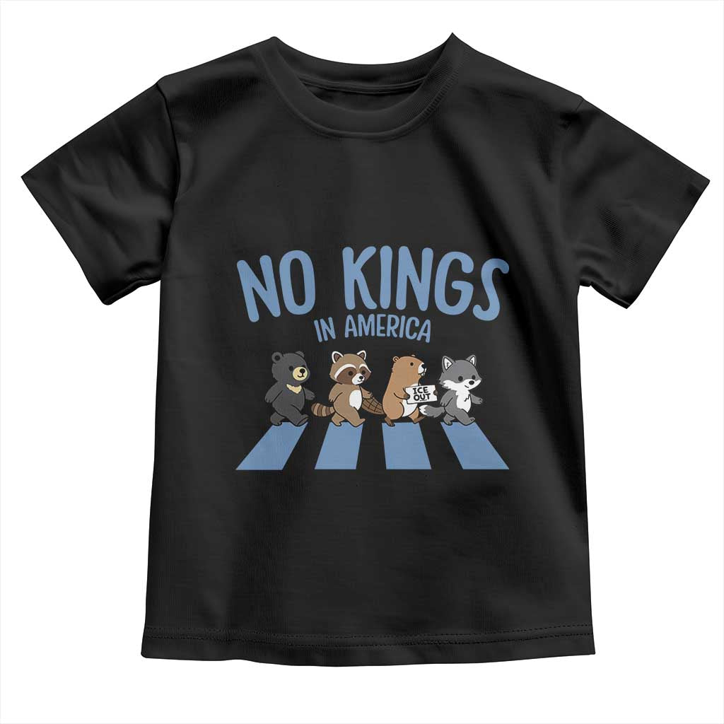 Funny No Kings Cute Forest Animals Toddler T Shirt Gift For Animal Lovers