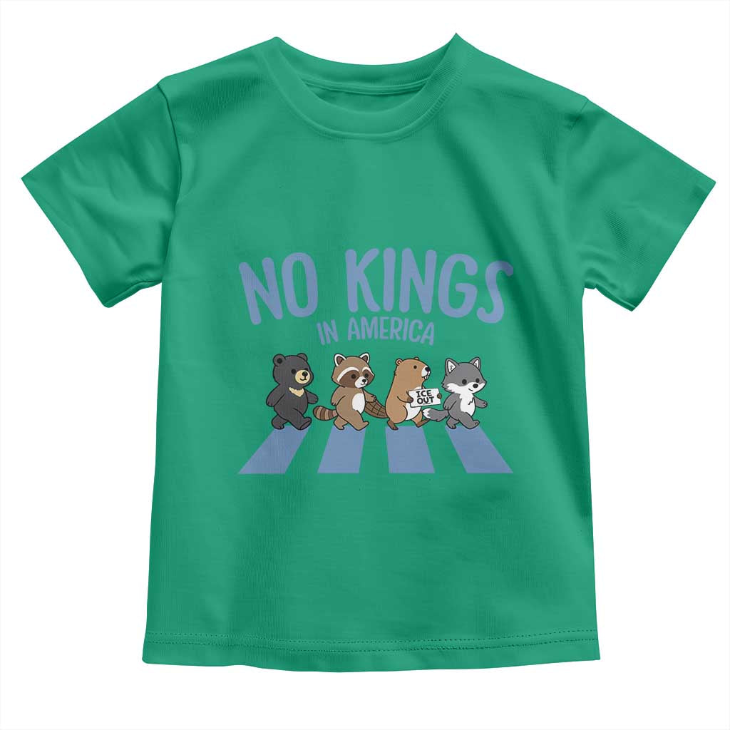 Funny No Kings Cute Forest Animals Toddler T Shirt Gift For Animal Lovers