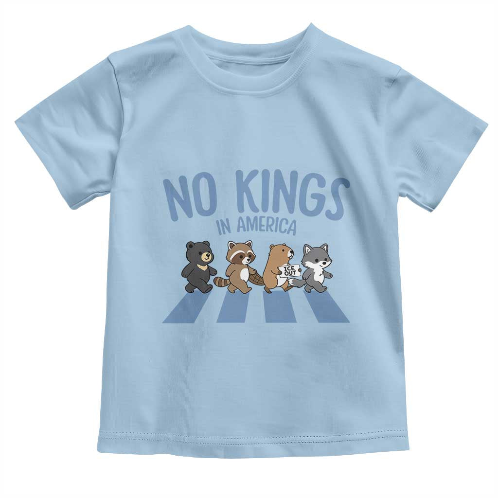 Funny No Kings Cute Forest Animals Toddler T Shirt Gift For Animal Lovers