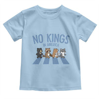 Funny No Kings Cute Forest Animals Toddler T Shirt Gift For Animal Lovers