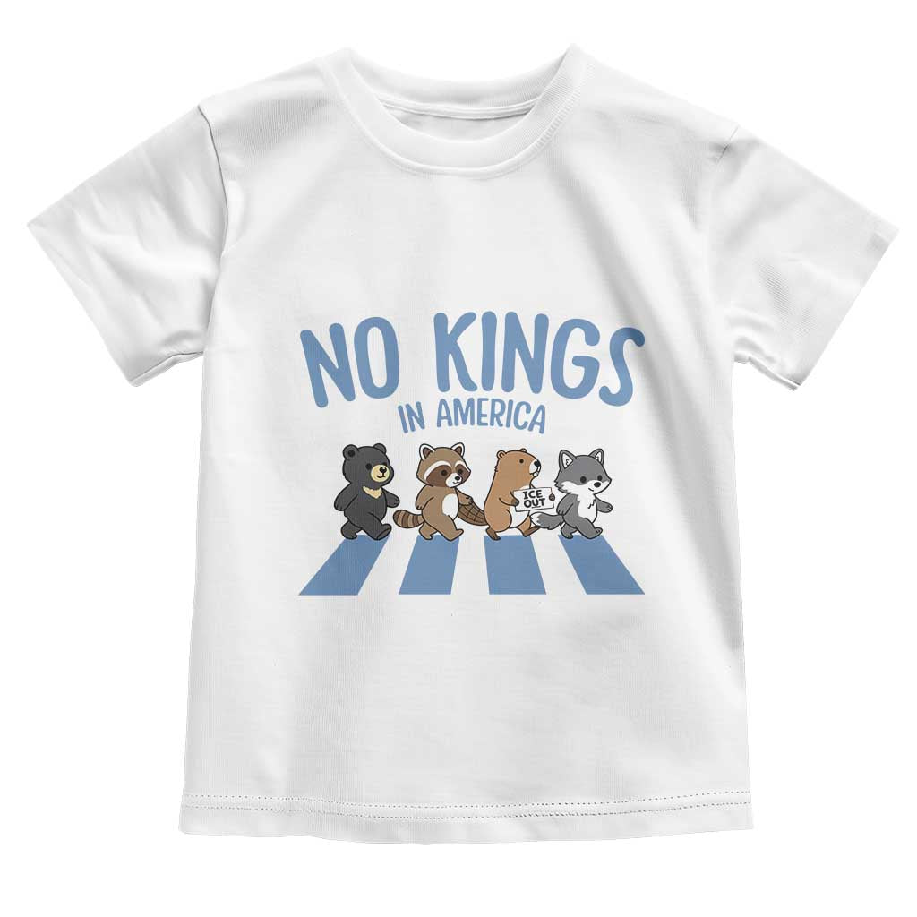 Funny No Kings Cute Forest Animals Toddler T Shirt Gift For Animal Lovers