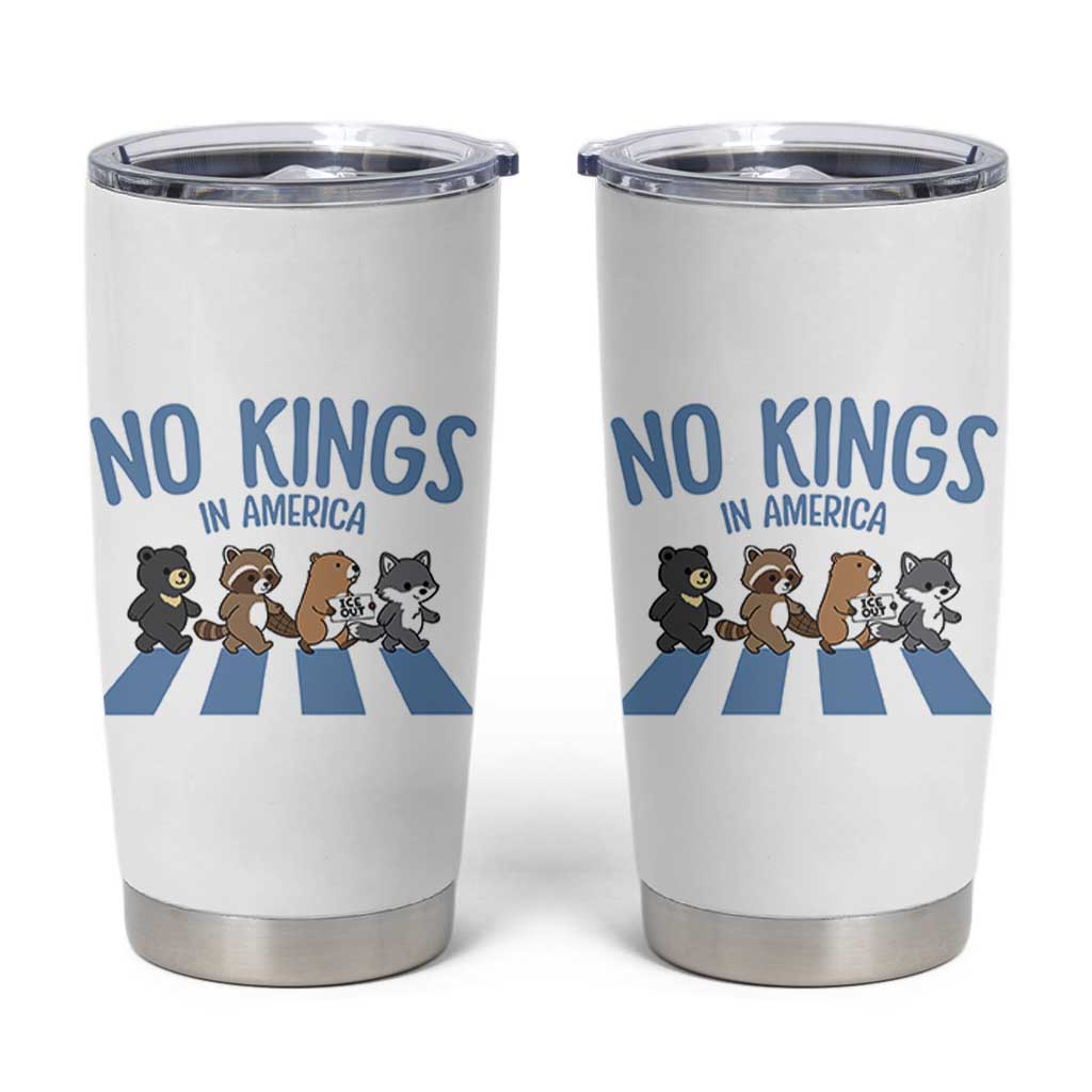 Funny No Kings Cute Forest Animals Tumbler Cup Gift For Animal Lovers