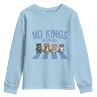 Funny No Kings Cute Forest Animals Youth Sweatshirt Gift For Animal Lovers
