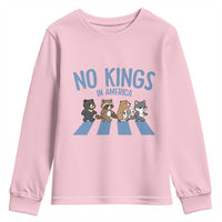 Funny No Kings Cute Forest Animals Youth Sweatshirt Gift For Animal Lovers