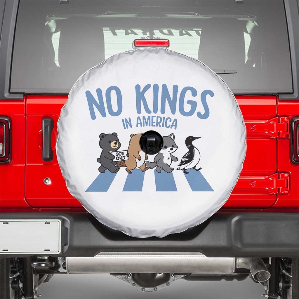 Funny Political No Kings In America Spare Tire Cover Gift For Animal Lovers