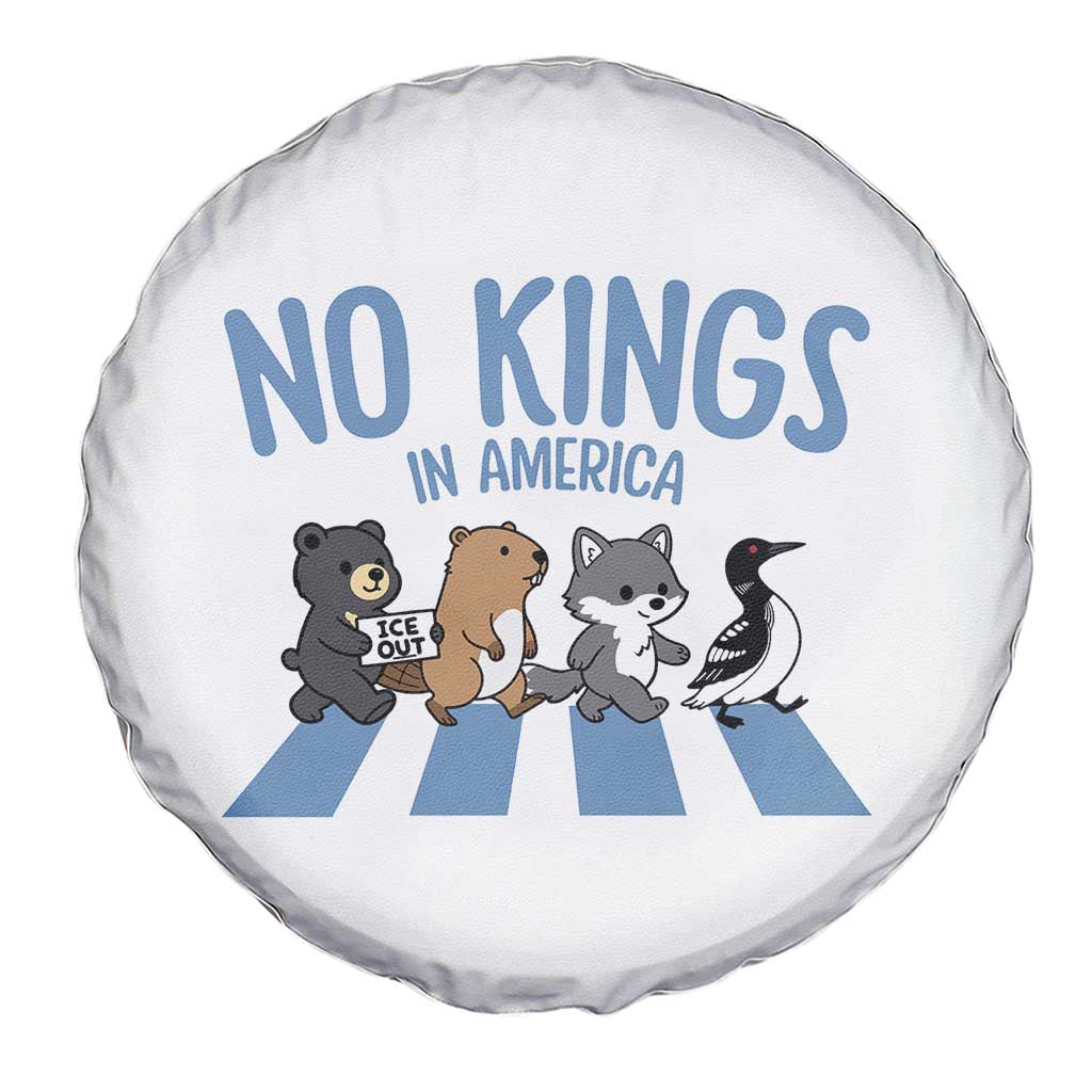 Funny Political No Kings In America Spare Tire Cover Gift For Animal Lovers