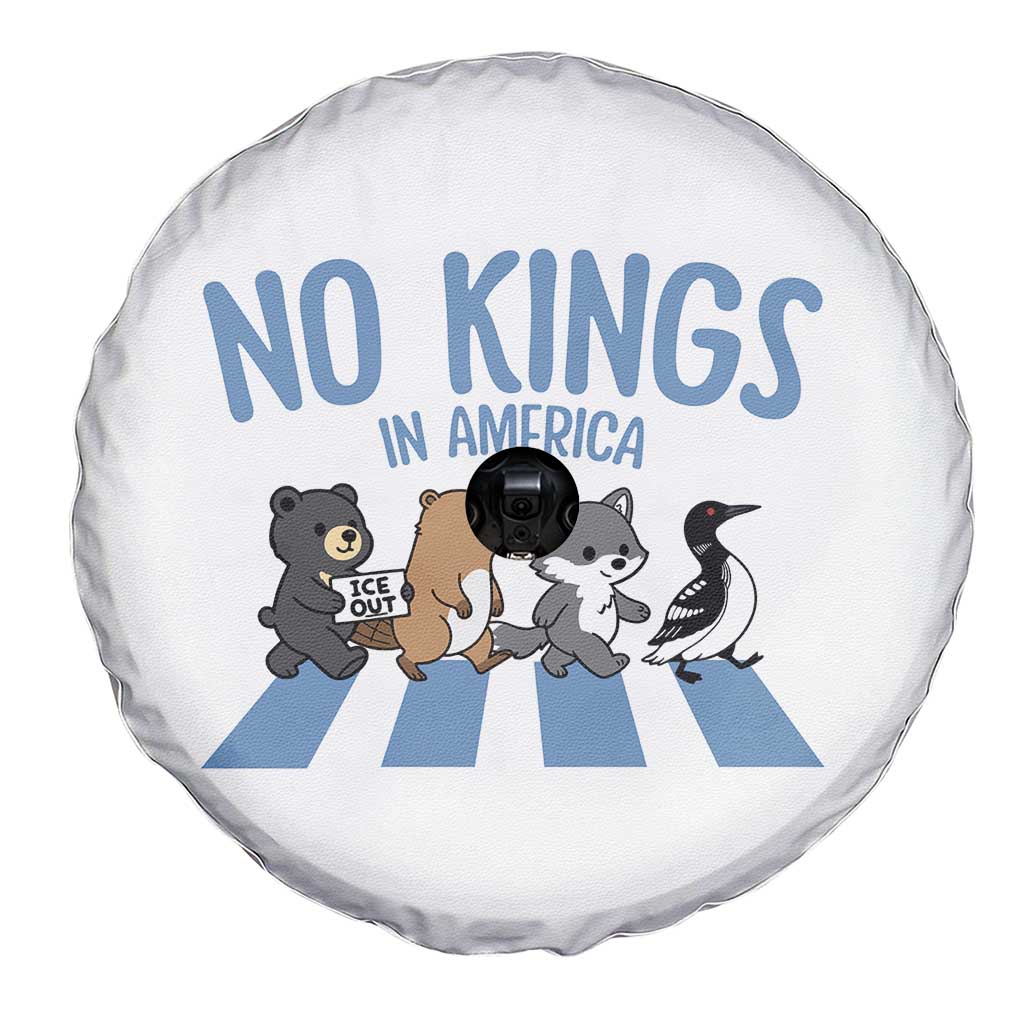 Funny Political No Kings In America Spare Tire Cover Gift For Animal Lovers