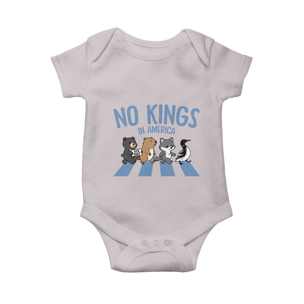 Funny Political No Kings In America Baby Onesie Gift For Animal Lovers