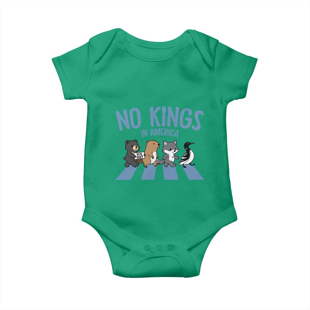 Funny Political No Kings In America Baby Onesie Gift For Animal Lovers