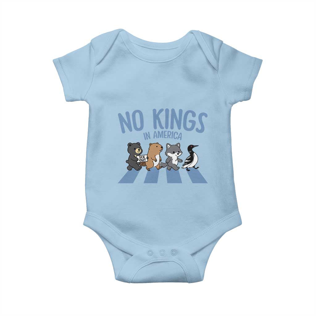 Funny Political No Kings In America Baby Onesie Gift For Animal Lovers