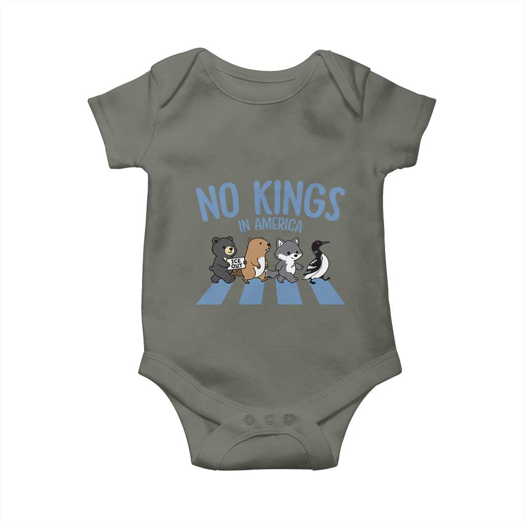 Funny Political No Kings In America Baby Onesie Gift For Animal Lovers