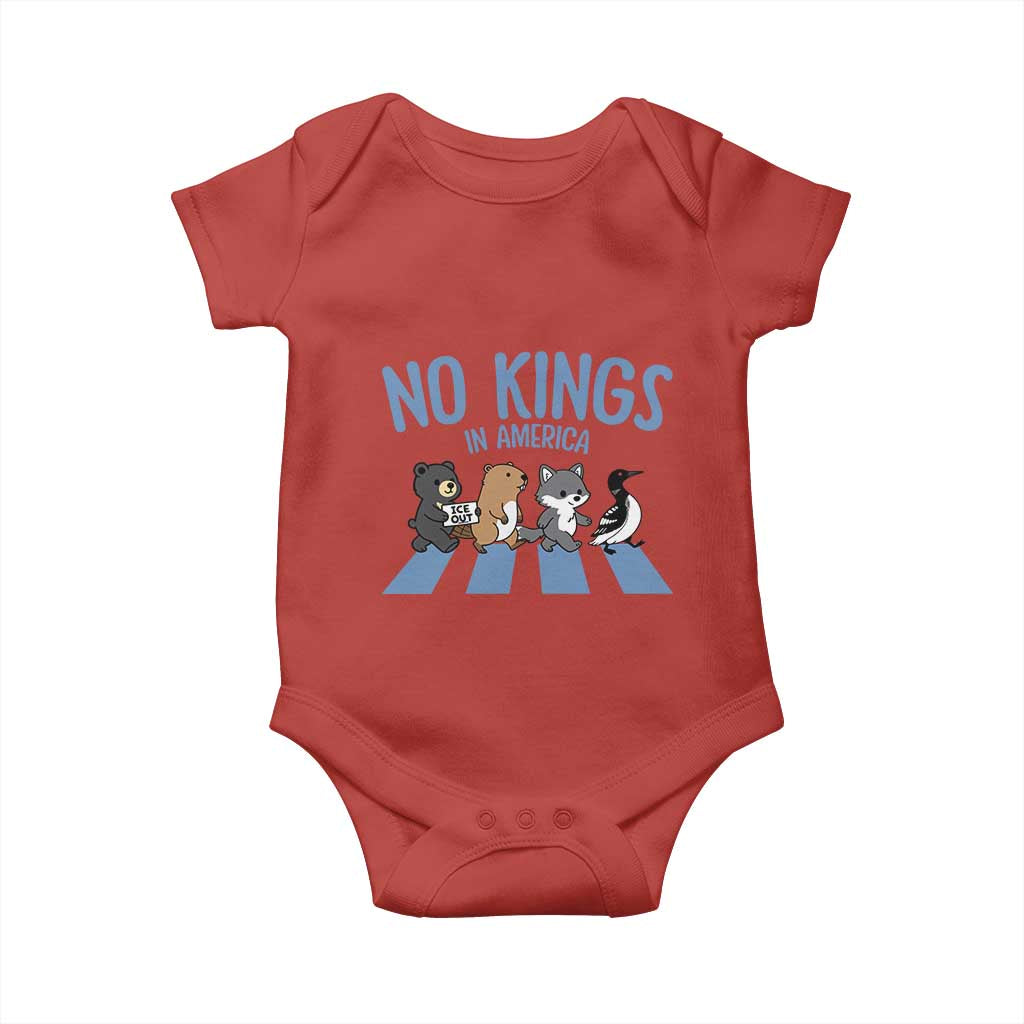 Funny Political No Kings In America Baby Onesie Gift For Animal Lovers
