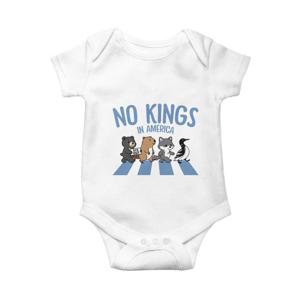 Funny Political No Kings In America Baby Onesie Gift For Animal Lovers