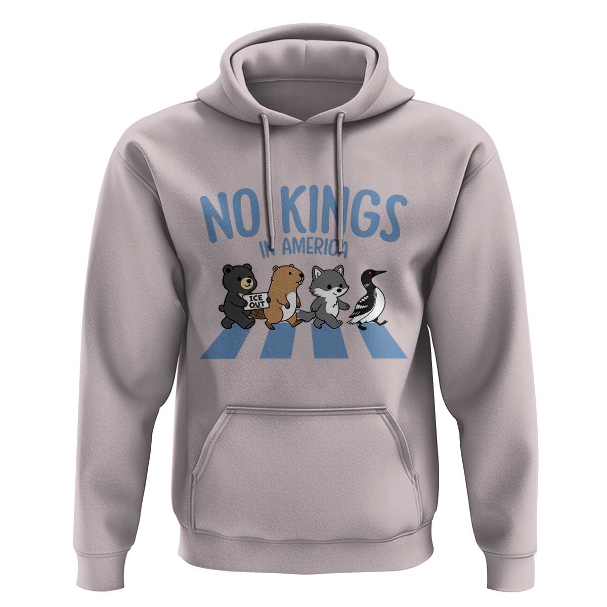 Funny Political No Kings In America Hoodie Gift For Animal Lovers