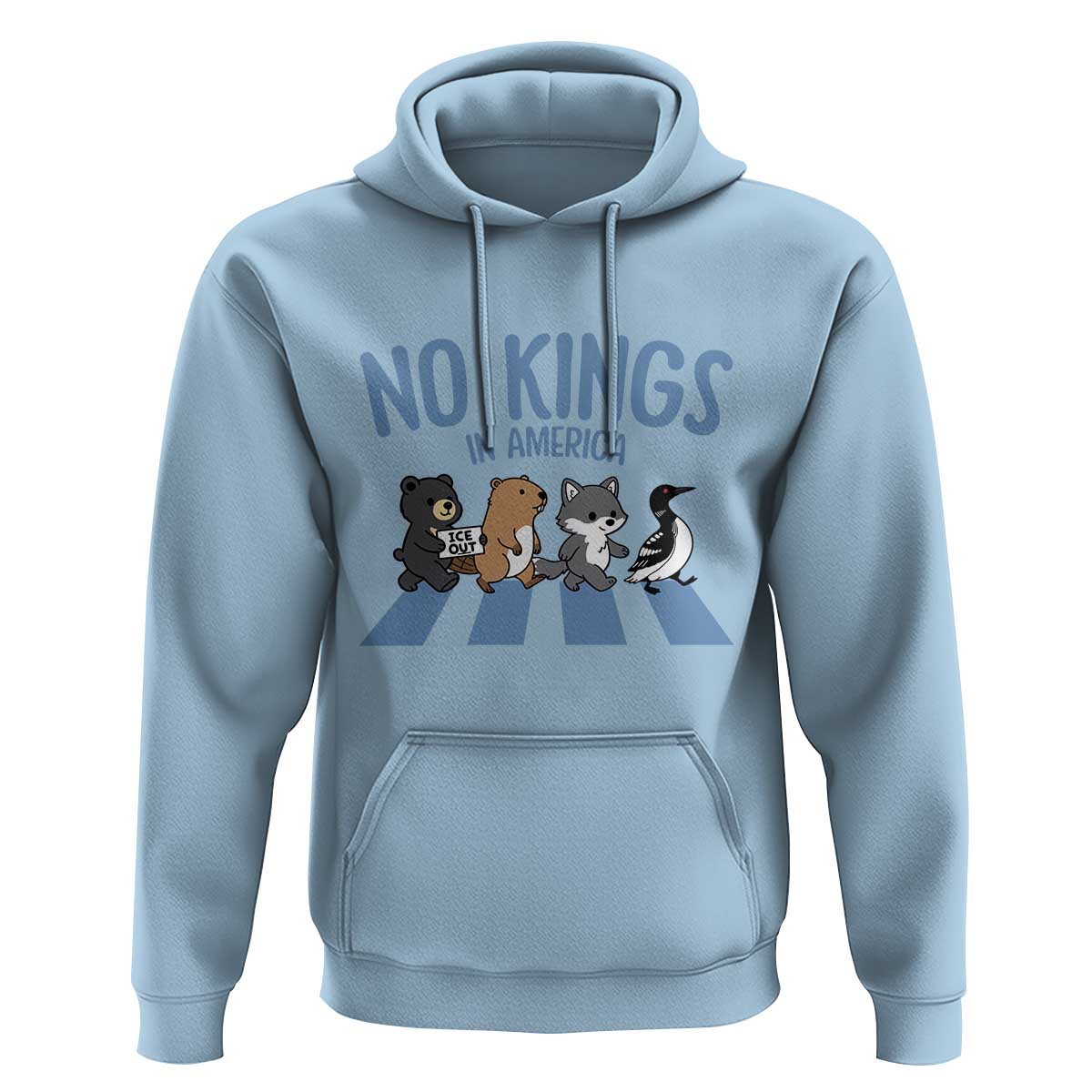 Funny Political No Kings In America Hoodie Gift For Animal Lovers