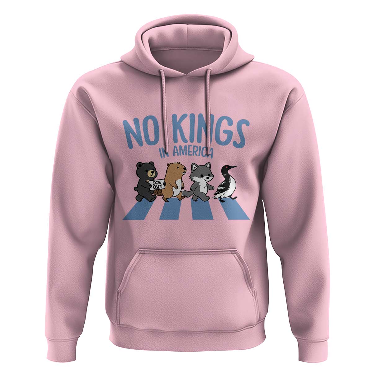 Funny Political No Kings In America Hoodie Gift For Animal Lovers