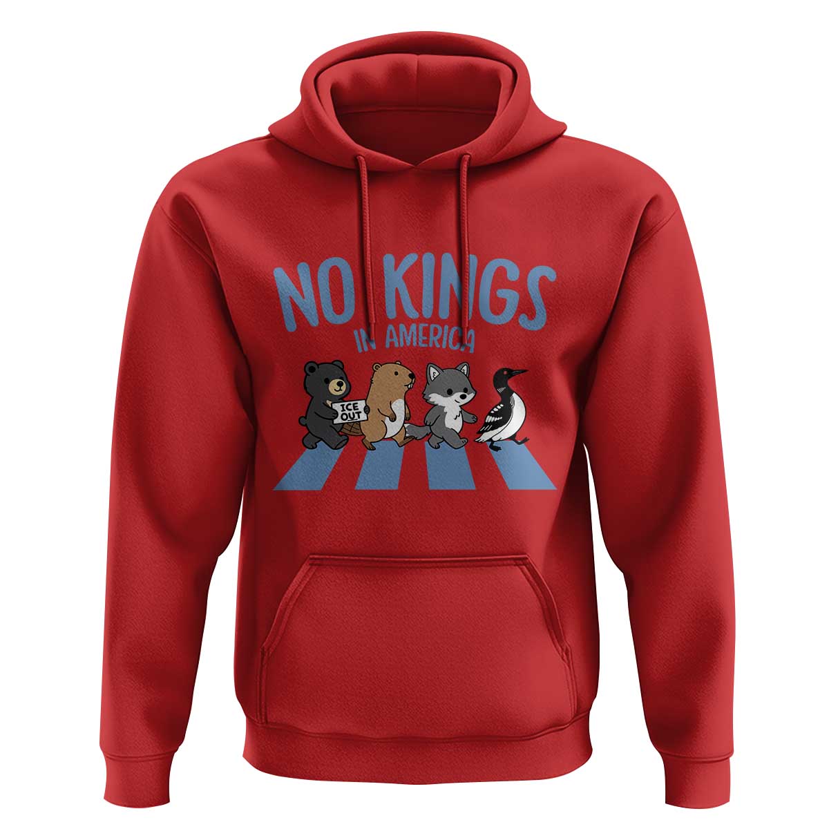 Funny Political No Kings In America Hoodie Gift For Animal Lovers