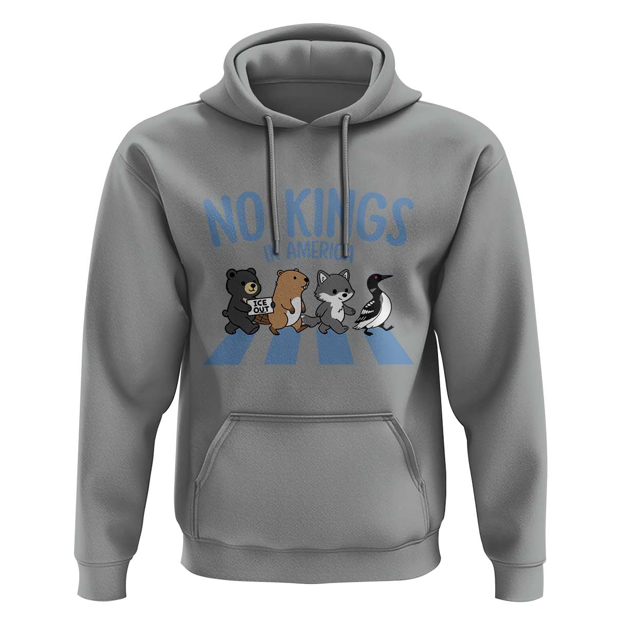 Funny Political No Kings In America Hoodie Gift For Animal Lovers