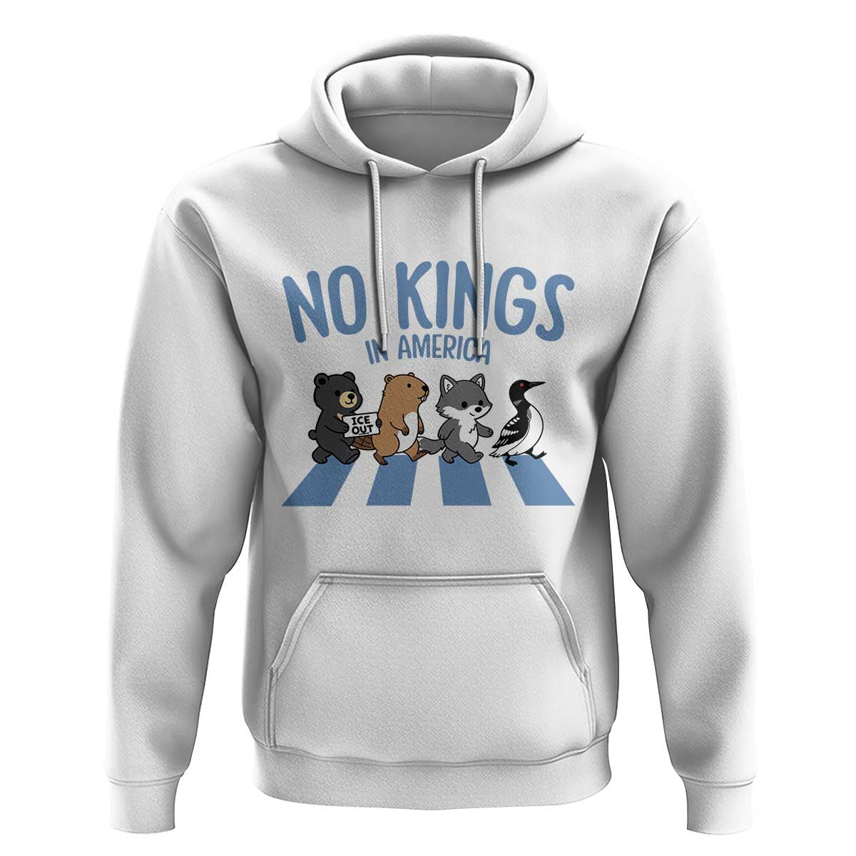 Funny Political No Kings In America Hoodie Gift For Animal Lovers