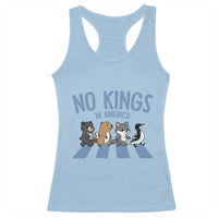 Funny Political No Kings In America Racerback Tank Top Gift For Animal Lovers