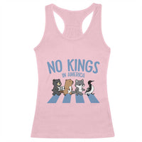 Funny Political No Kings In America Racerback Tank Top Gift For Animal Lovers
