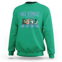 Funny Political No Kings In America Sweatshirt Gift For Animal Lovers