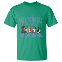Funny Political No Kings In America T Shirt Gift For Animal Lovers