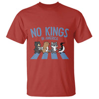 Funny Political No Kings In America T Shirt Gift For Animal Lovers