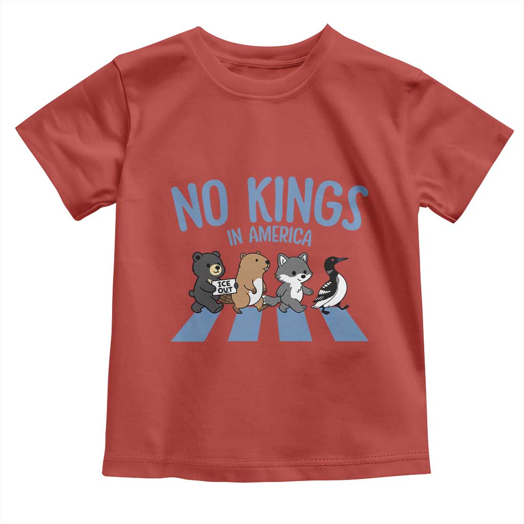 Funny Political No Kings In America Toddler T Shirt Gift For Animal Lovers