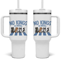 Funny Political No Kings In America Tumbler With Handle Gift For Animal Lovers