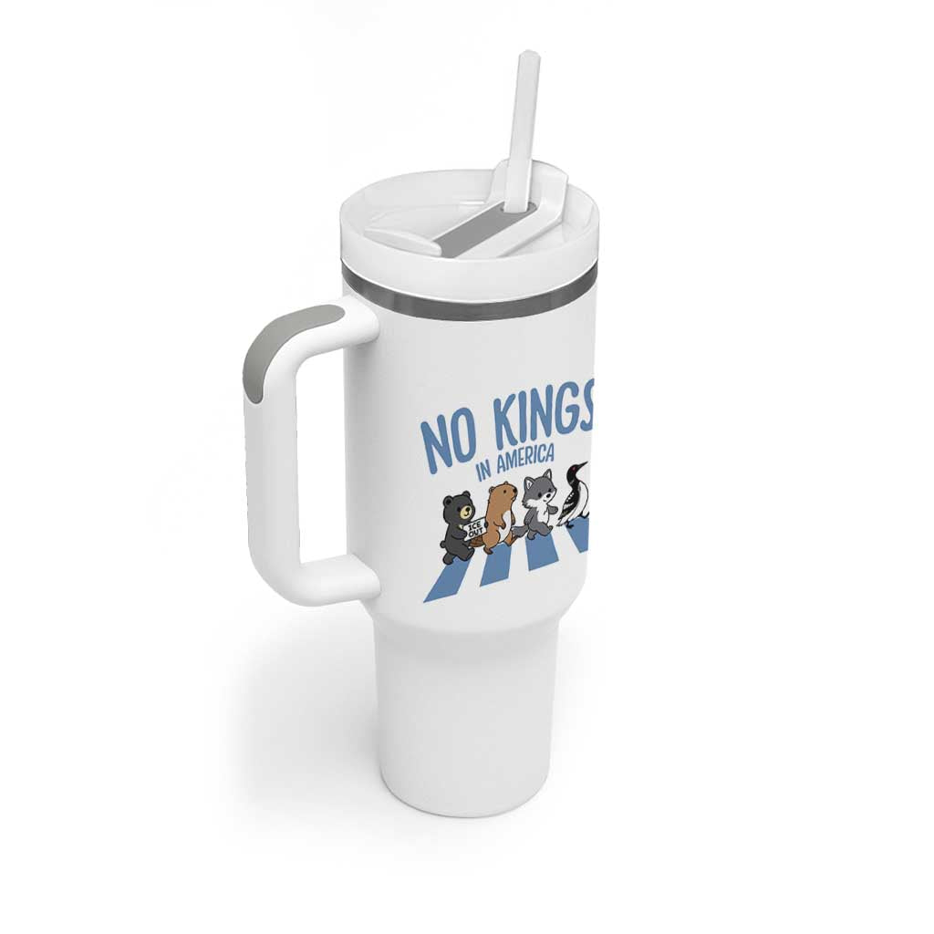 Funny Political No Kings In America Tumbler With Handle Gift For Animal Lovers