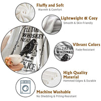 I Will Take My Whiskey Neat Because Fck Ice Throw Blanket Funny Political Whiskey