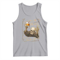 Skeleton Whiskey Tank Top I Will Take My Whiskey Neat No Ice