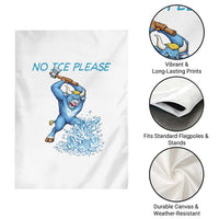 No Ice Please Garden Flag Funny Babe The Blue Ox Minnesota Folklore