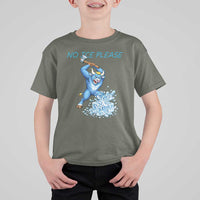No Ice Please T Shirt For Kid Funny Babe The Blue Ox Minnesota Folklore
