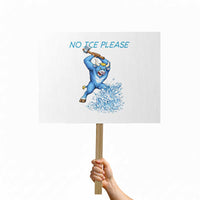 No Ice Please Protest Sign Funny Babe The Blue Ox Minnesota Folklore