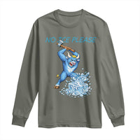 No Ice Please Long Sleeve Shirt Funny Babe The Blue Ox Minnesota Folklore