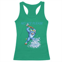 No Ice Please Racerback Tank Top Funny Babe The Blue Ox Minnesota Folklore