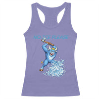No Ice Please Racerback Tank Top Funny Babe The Blue Ox Minnesota Folklore