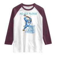 No Ice Please Raglan Shirt Funny Babe The Blue Ox Minnesota Folklore