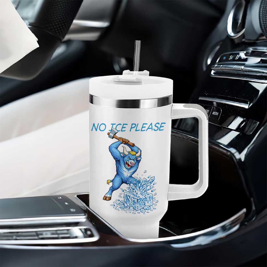 No Ice Please Tumbler With Handle Funny Babe The Blue Ox Minnesota Folklore