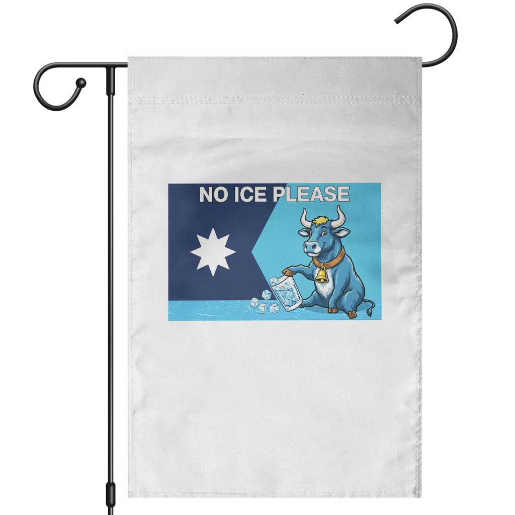 Funny Political Folklore Babe The Blue Ox Garden Flag No Ice Please