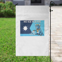 Funny Political Folklore Babe The Blue Ox Garden Flag No Ice Please