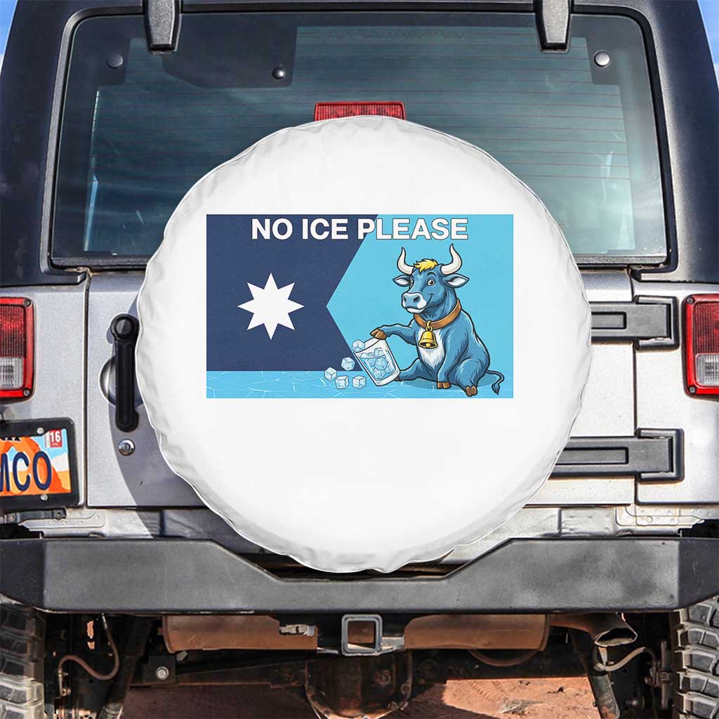 Funny Political Folklore Babe The Blue Ox Spare Tire Cover No Ice Please