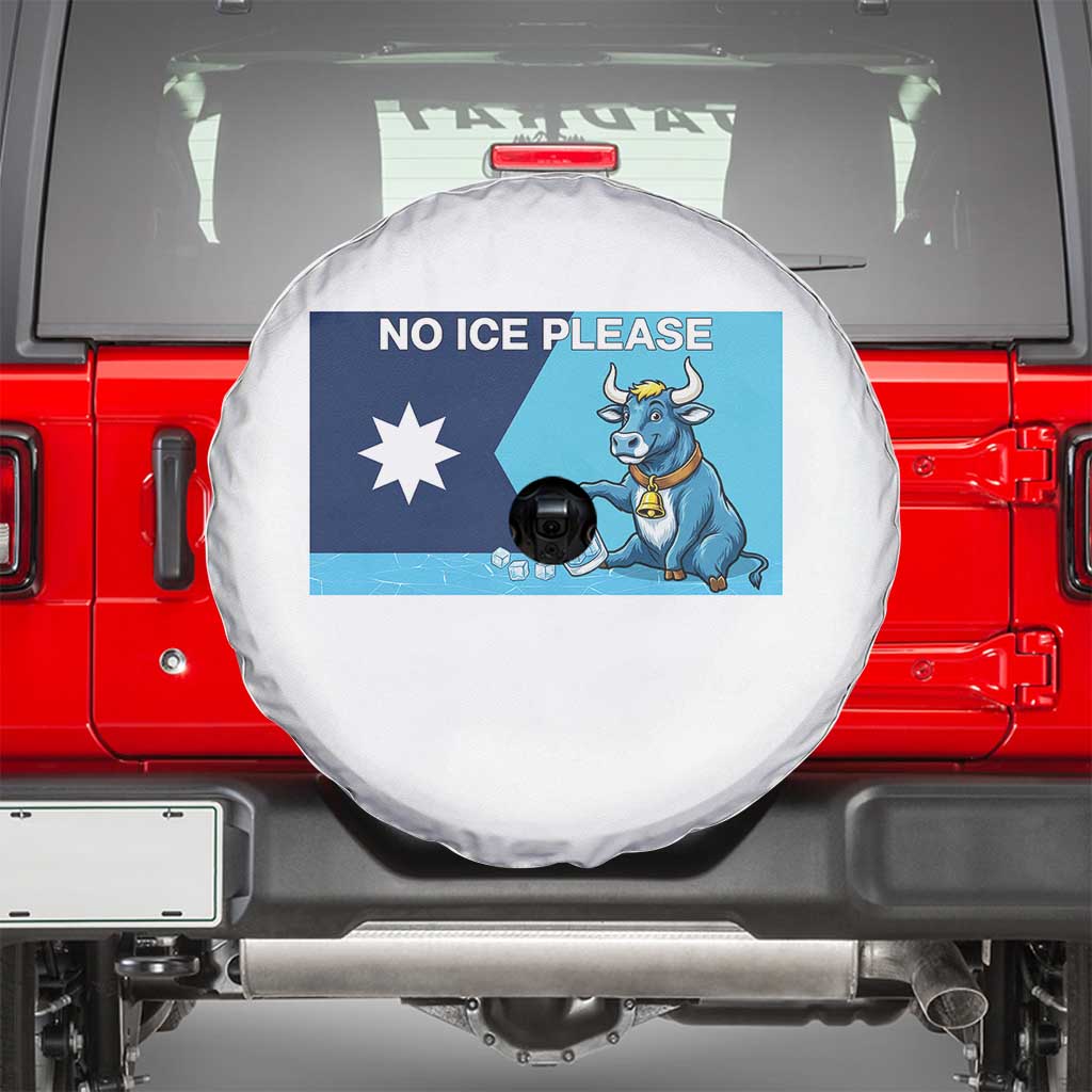 Funny Political Folklore Babe The Blue Ox Spare Tire Cover No Ice Please