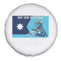 Funny Political Folklore Babe The Blue Ox Spare Tire Cover No Ice Please