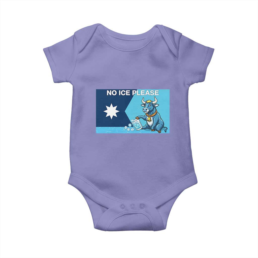Funny Political Folklore Babe The Blue Ox Baby Onesie No Ice Please