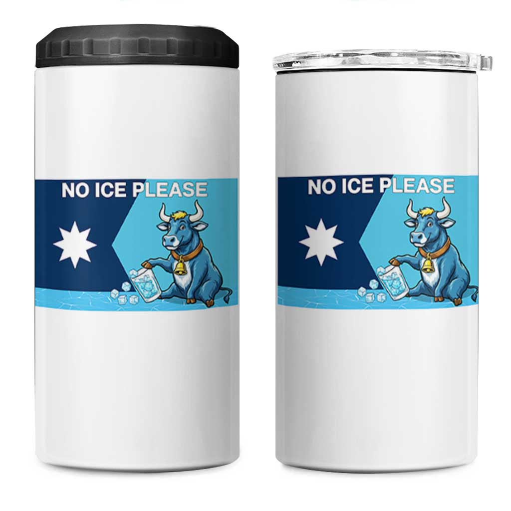 Funny Political Folklore Babe The Blue Ox 4 in 1 Can Cooler Tumbler No Ice Please